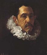 Diego Velazquez, Portrait d'homme Portant barbiche (Francisco Pacheco) (df02)